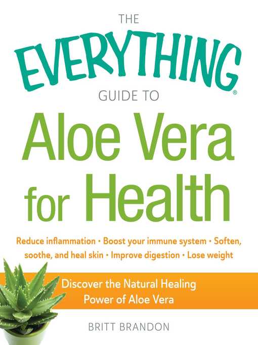 Title details for The Everything Guide to Aloe Vera for Health by Britt Brandon - Available